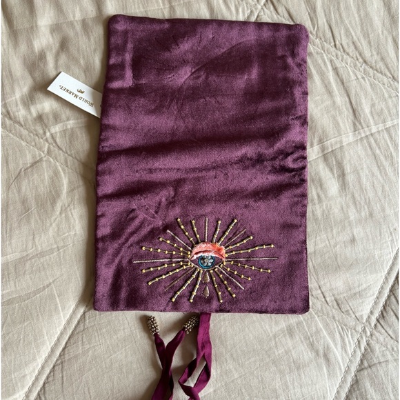 World Market Multifunctional Velvet Purple Case NWT - Picture 5 of 7